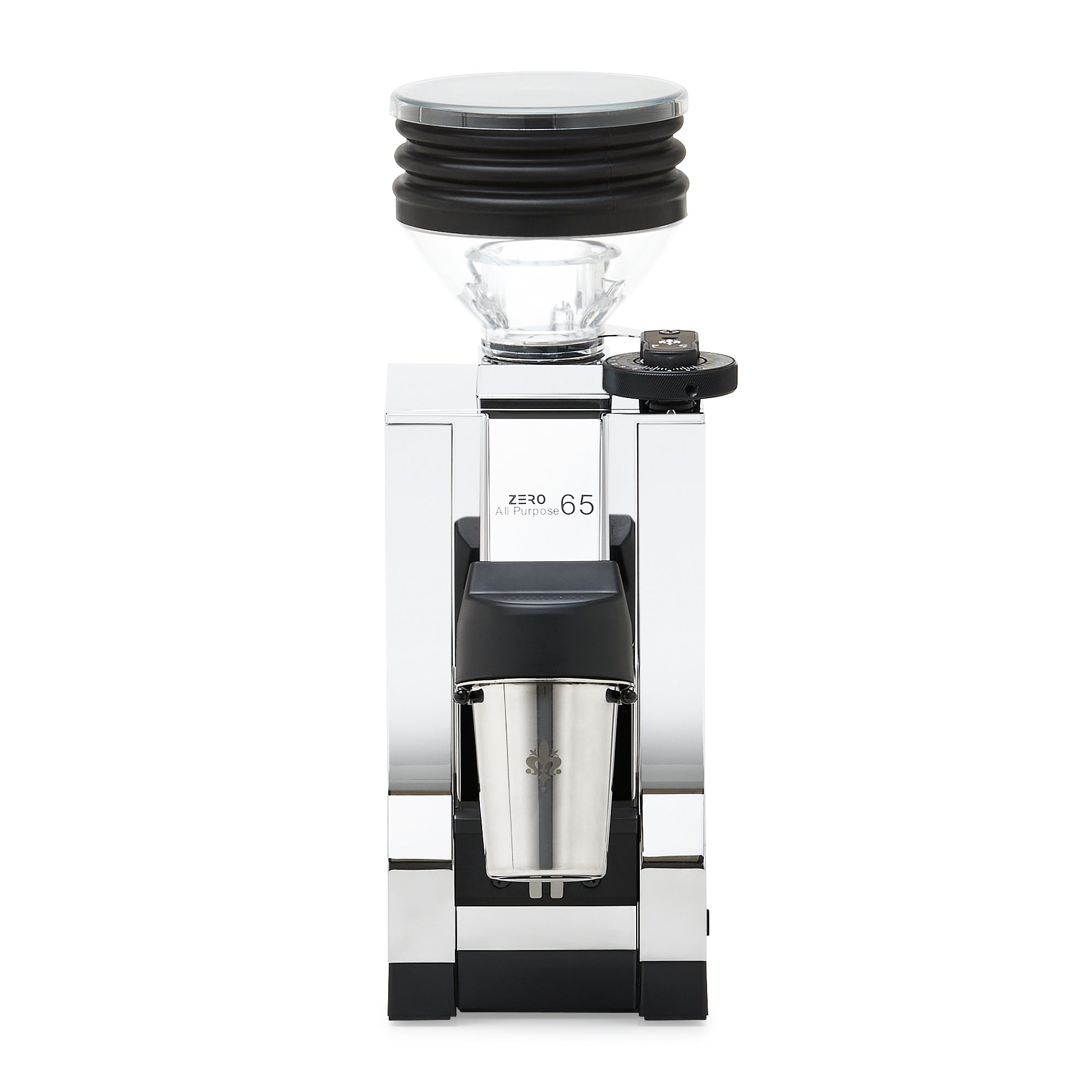 Eureka Mignon Zero 65 All Purpose Chrome - vue de face