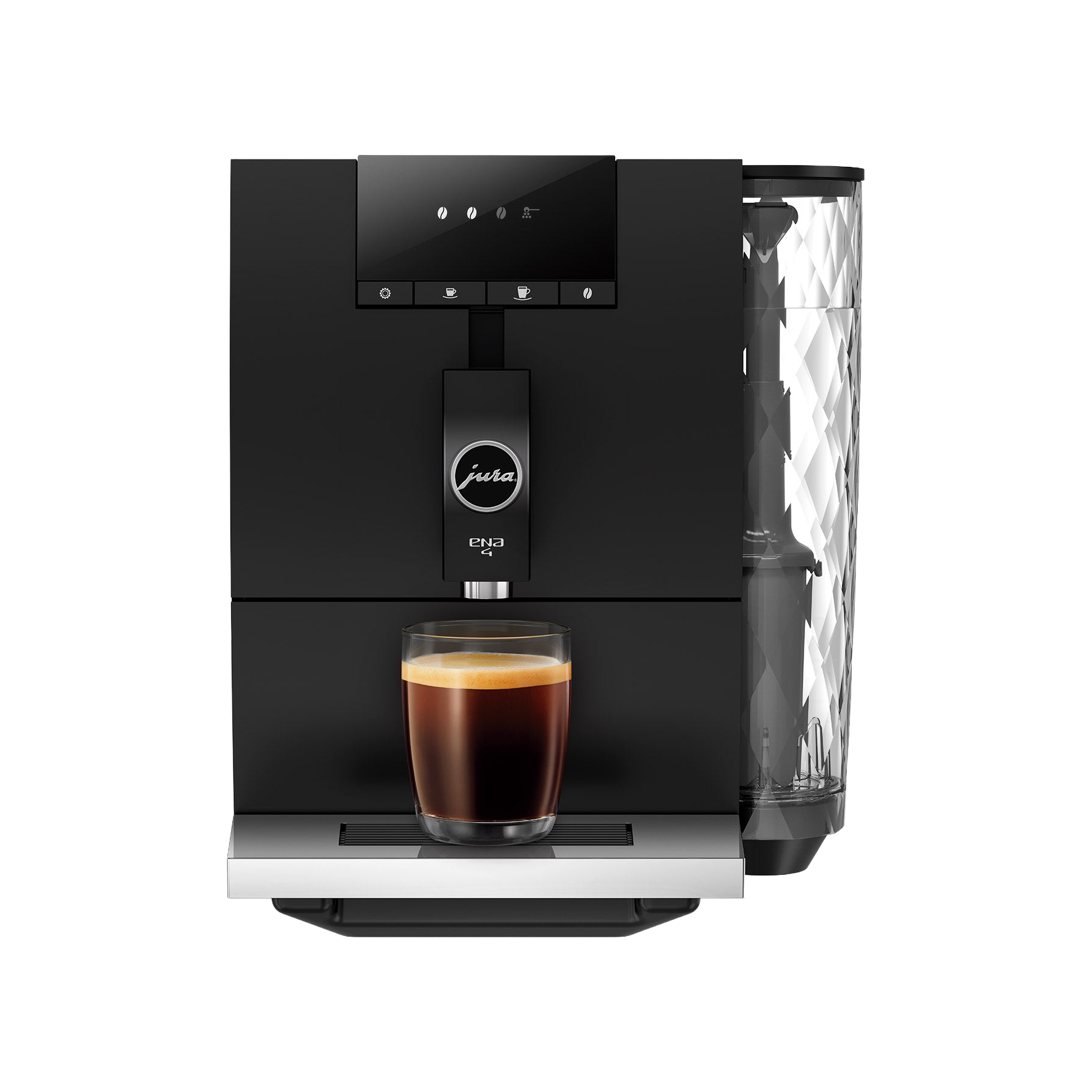 JURA ENA 4 Full Metropolitan Black face avec espresso