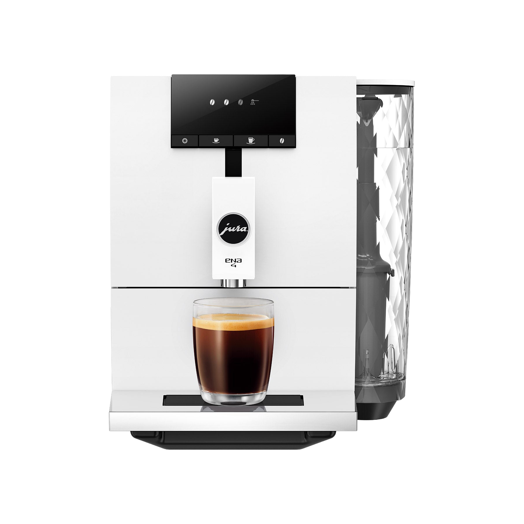 JURA ENA 4 Full Nordic White face avec espresso