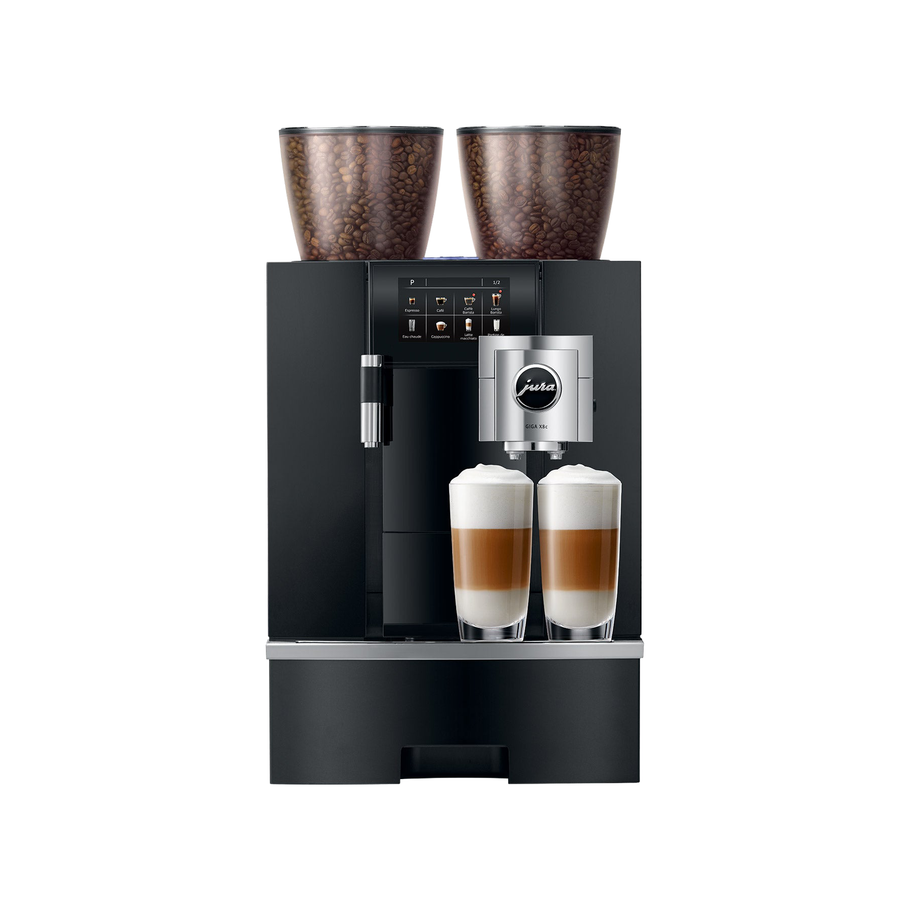 Jura GIGA X8C — vue trois quarts
