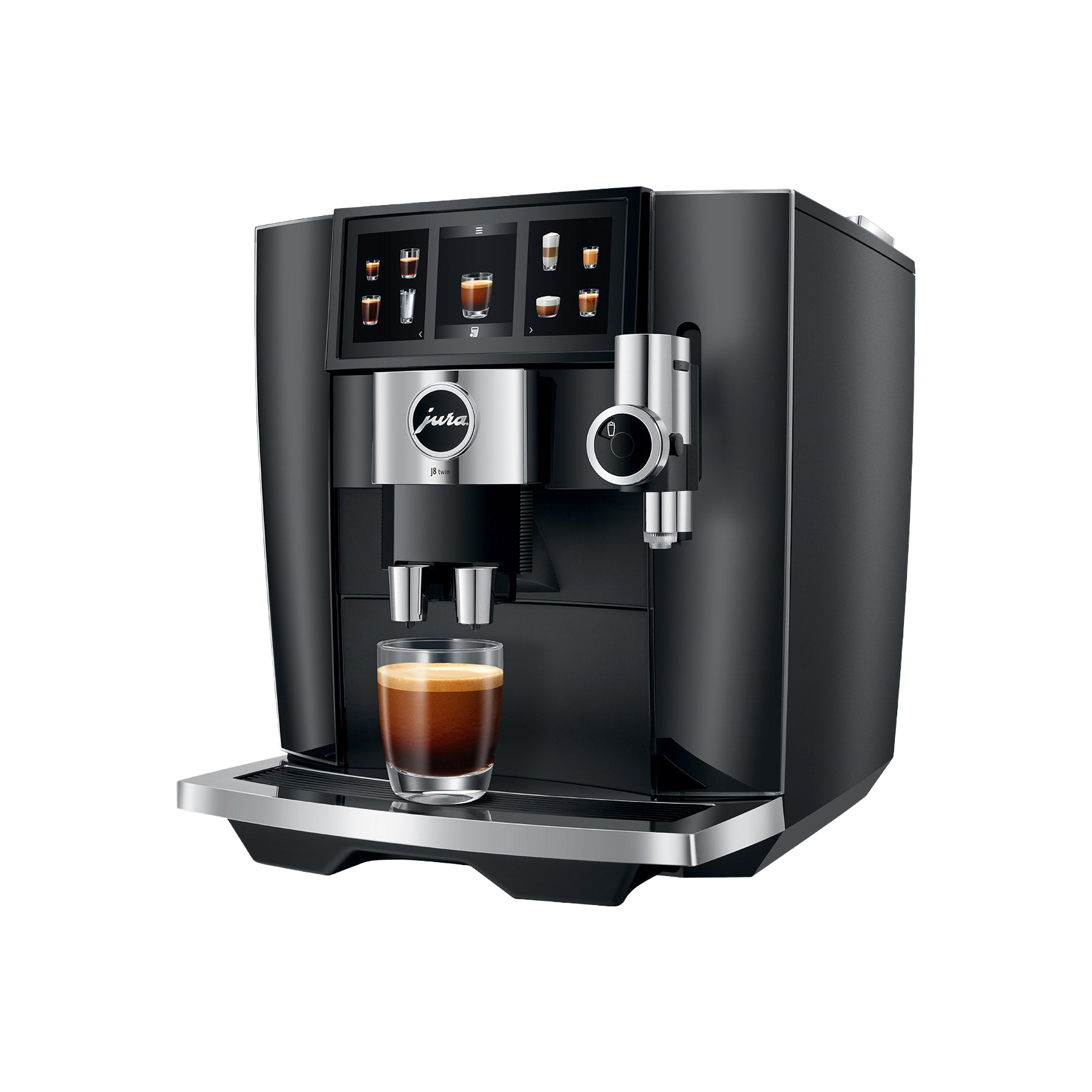 Jura J8 Twin — détail bec verseur