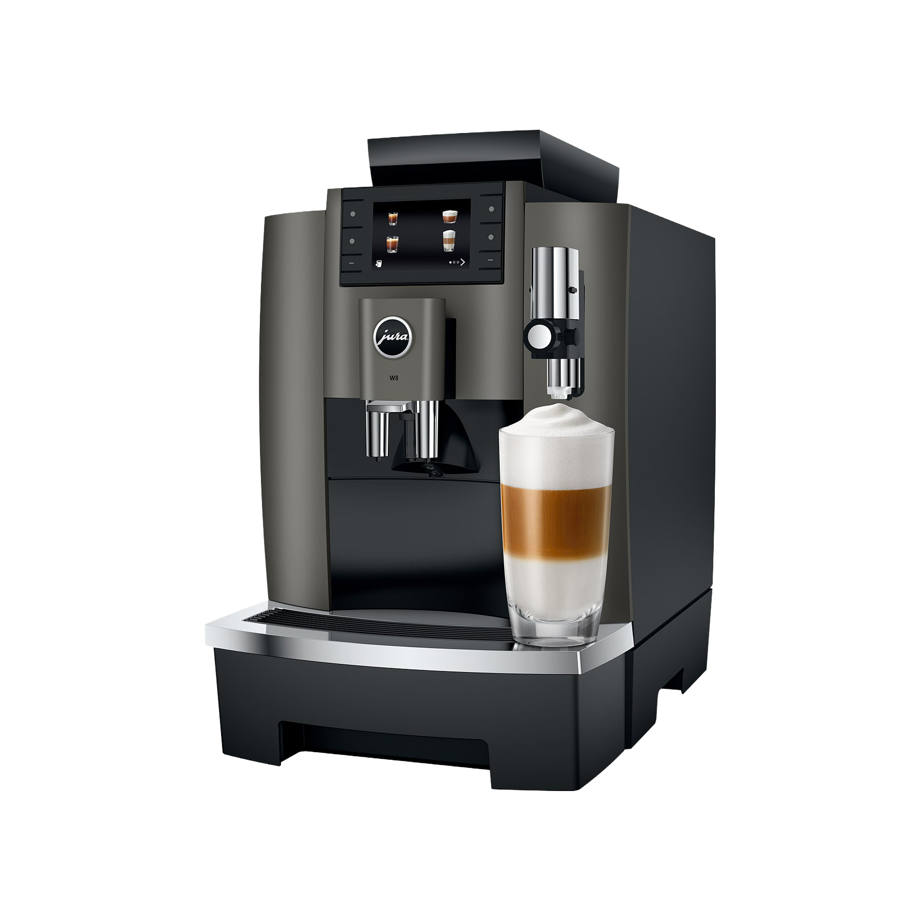 Jura W8 — vue latérale