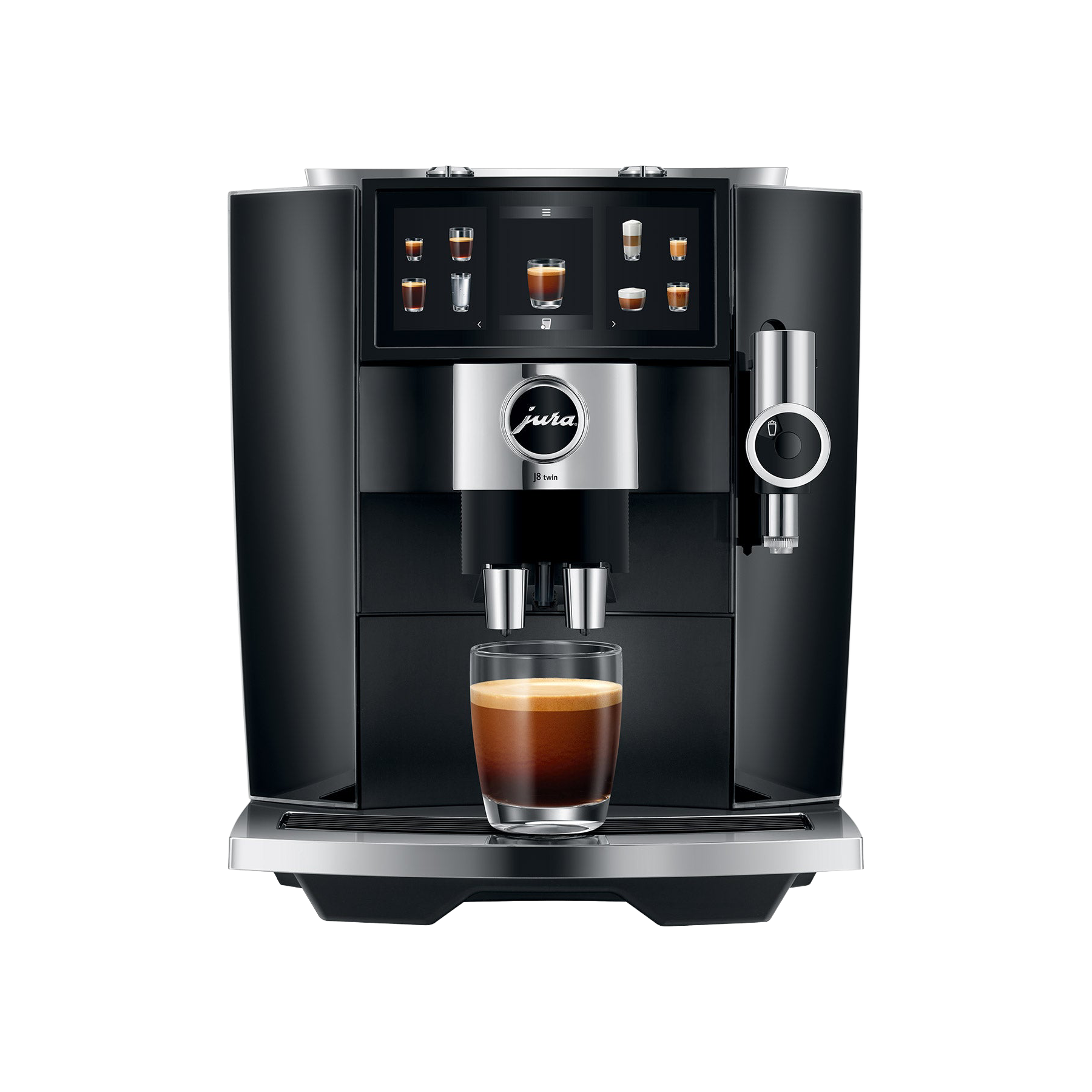 Jura J8 Twin — vue trois quarts