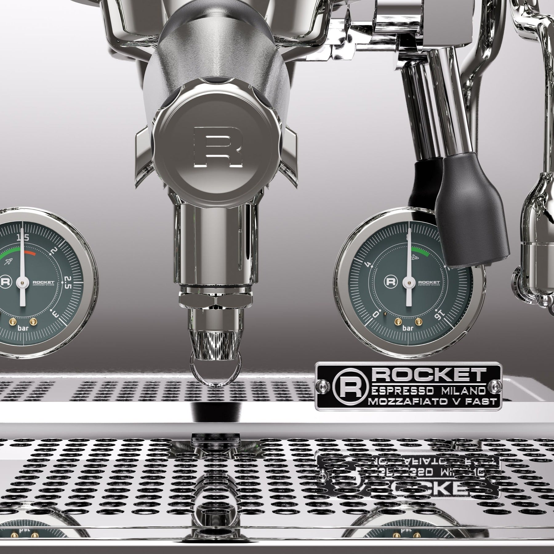 Rocket Mozzafiato Fast Type V - Details groupe E61 FAST et accessoires