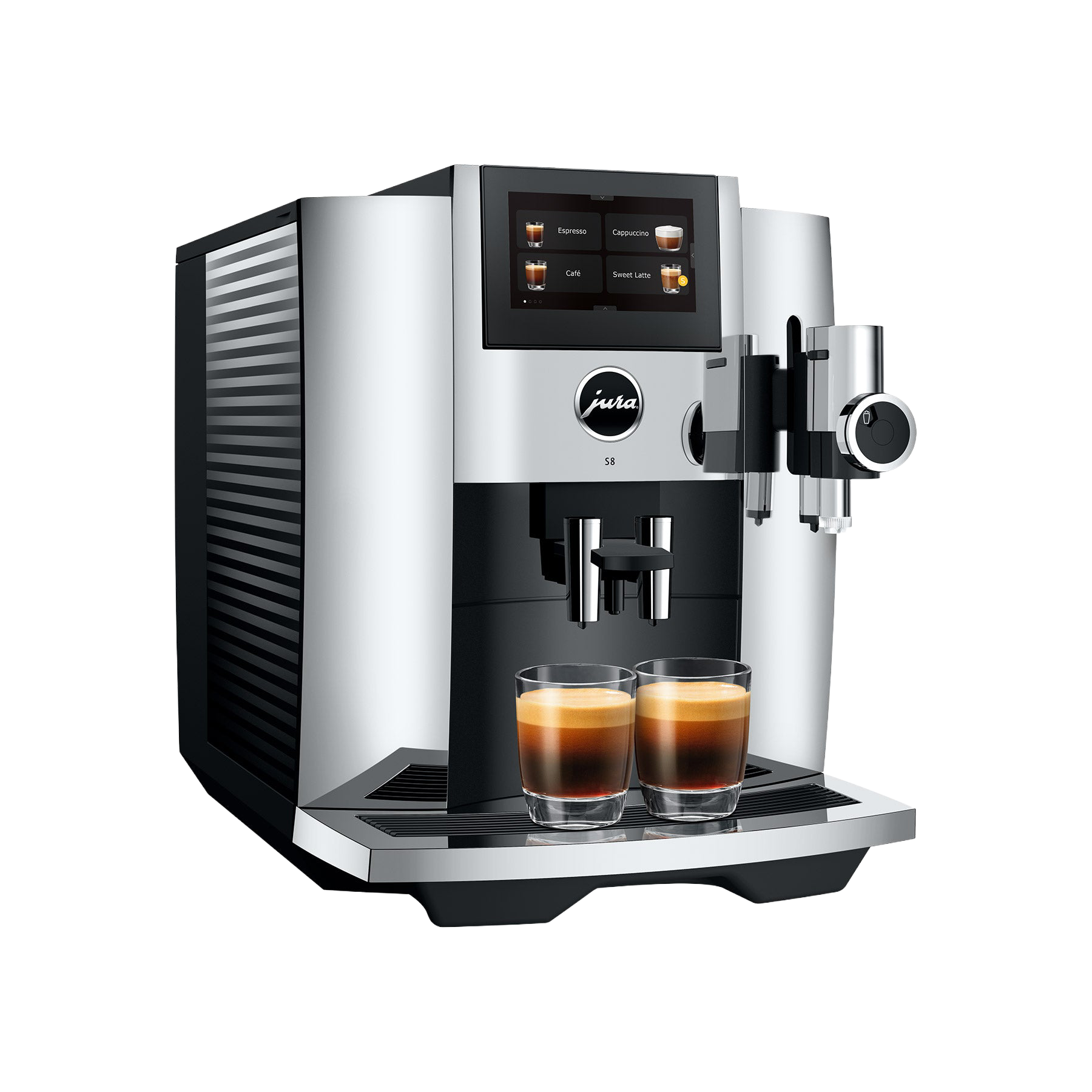 Jura S8 — détail bec verseur