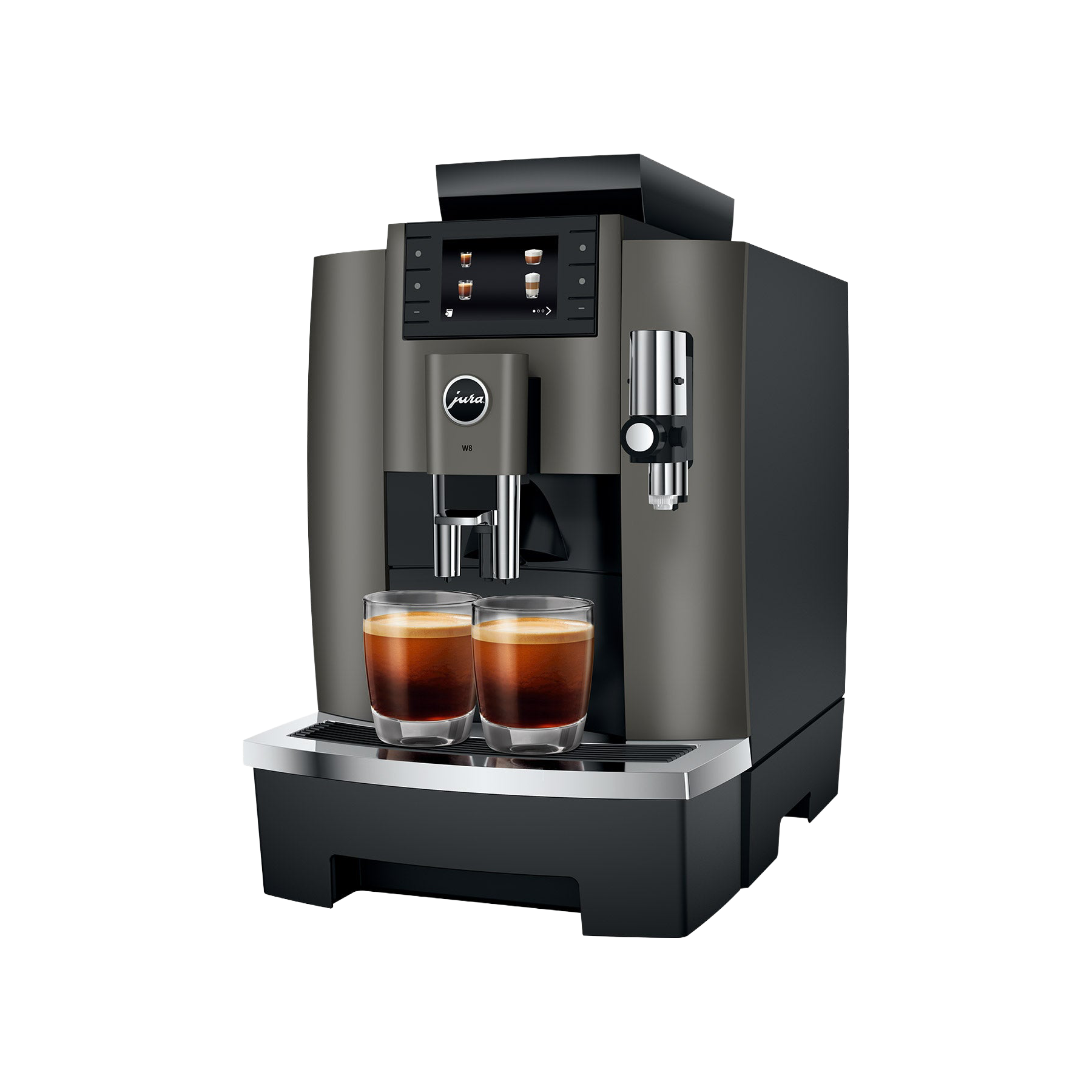 Jura W8 — vue trois quarts